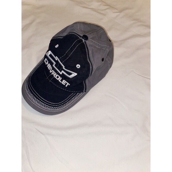 Chevy Bowtie Hat Chevrolet Baseball Cap Adjustable Strap Excellent Condition - Picture 3 of 10